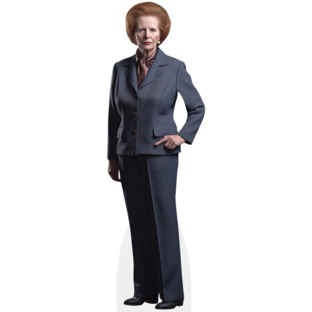 Margaret Thatcher (Navy Suit) Cardboard Cutout