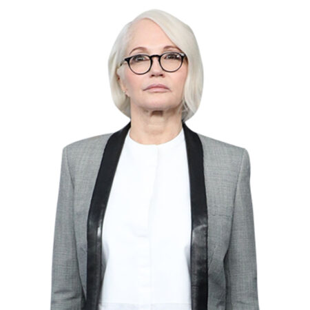 Ellen Barkin (Grey Blazer) Half Body Buddy