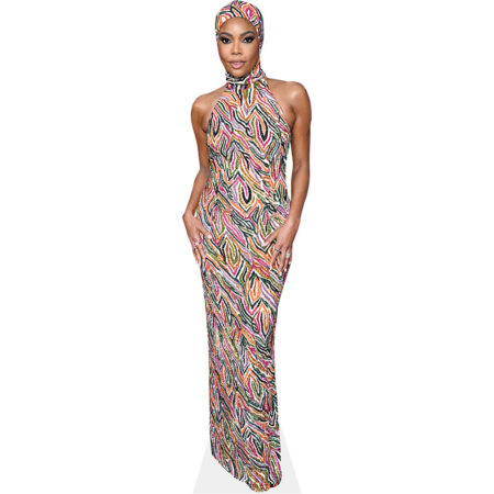 Gabrielle Union (Long Dress) Cardboard Cutout