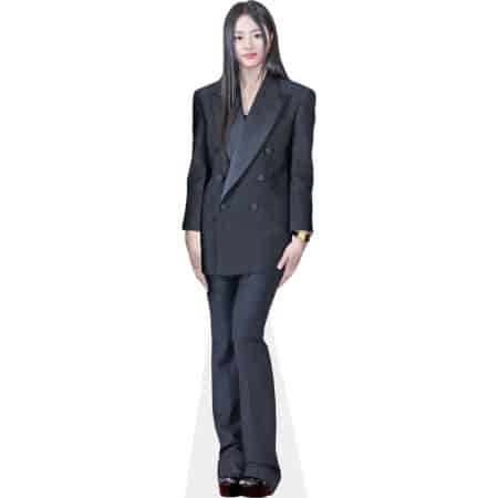 Kim Min-ji  (Black Outfit) Cardboard Cutout