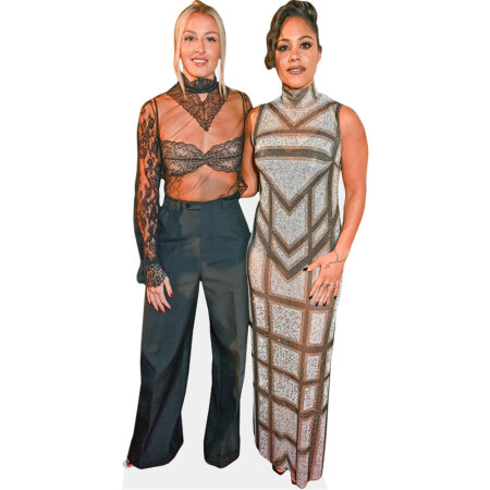 Leah Williamson And Alex Scott (Duo) Mini Celebrity Cutout