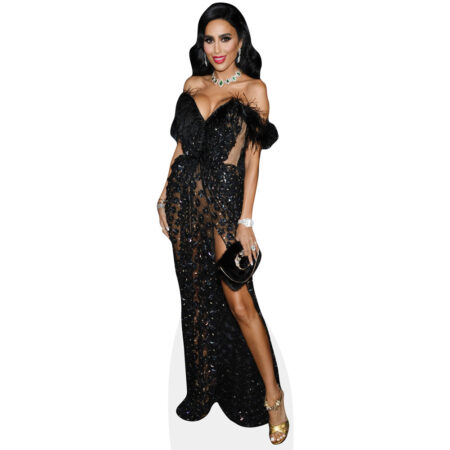 Lilly Ghalichi (Black Dress) Cardboard Cutout