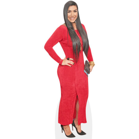 Asa Soltan Rahmati (Red Dress) Cardboard Cutout