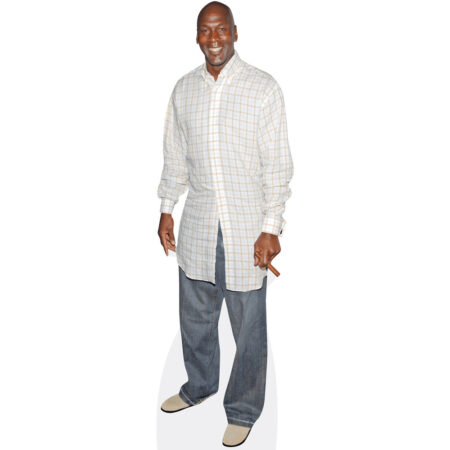 Michael Jordan (White Shirt) Cardboard Cutout