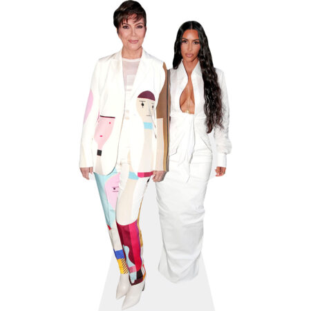 Kim Kardashian And Kris Jenner (Duo 2) Mini Celebrity Cutout