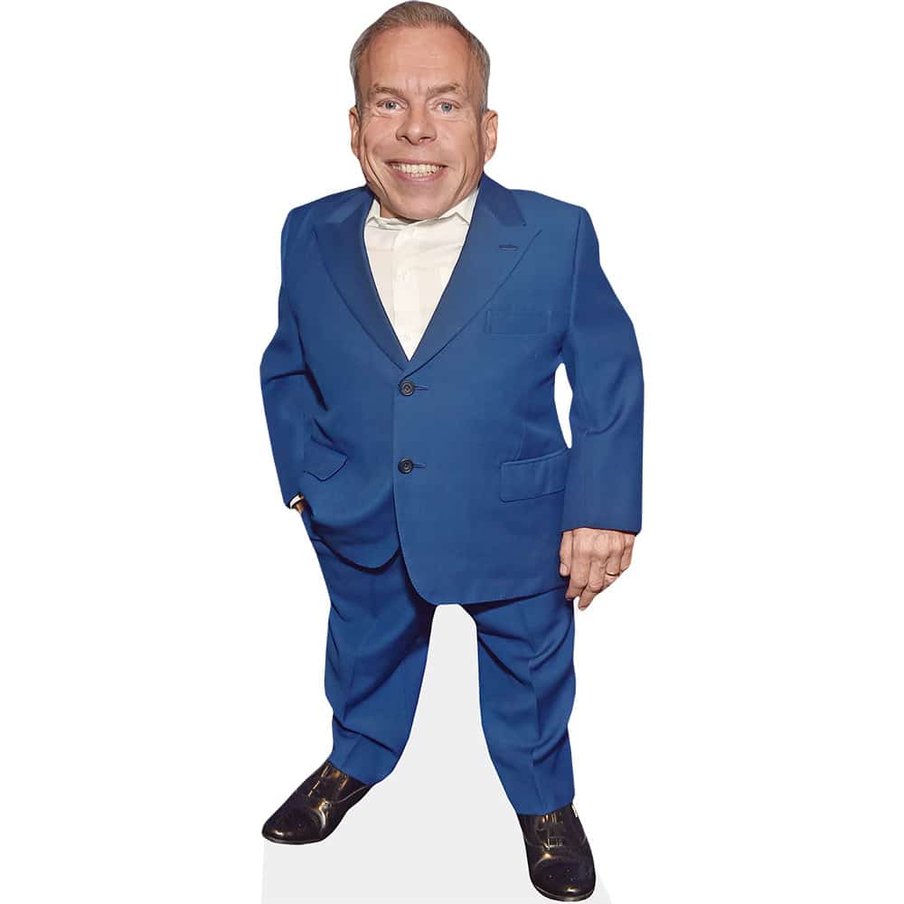 Warwick Davis (Blue Suit) Cardboard Cutout - Celebrity Cutouts