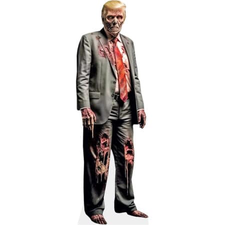 Donald Trump (Zombie 3) Cardboard Cutout