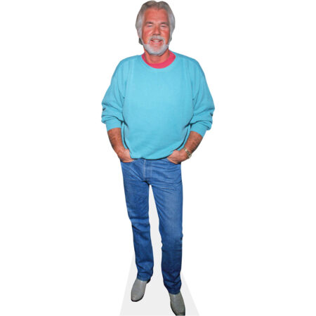 Kenneth Rogers (Blue Jumper) Cardboard Cutout