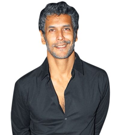 Milind Usha Soman (Black Outfit) Half Body Buddy