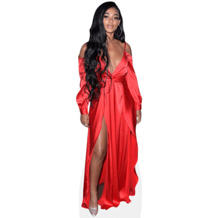 Tamera Kissen (Red Dress) Cardboard Cutout