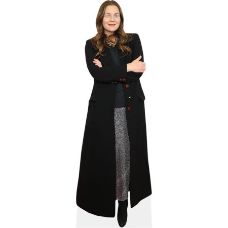 Drew Barrymore (Long Coat) Cardboard Cutout