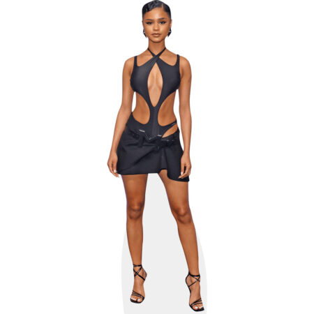 Tyla Seethal (Black Dress) Cardboard Cutout