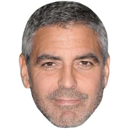 George Clooney (Grey Hair) Big Head