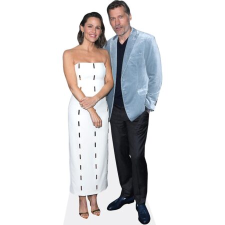 Jennifer Garner And Nikolaj Coster-Waldau (Duo 1) Mini Celebrity Cutout