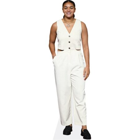 Jessica Carter (White Outfit) Cardboard Cutout