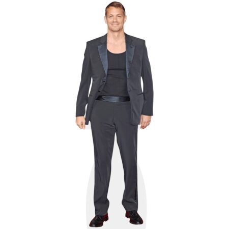 Joel Kinnaman (Black Suit) Cardboard Cutout