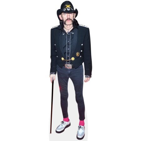 Lemmy Kilmister (Cane) Cardboard Cutout