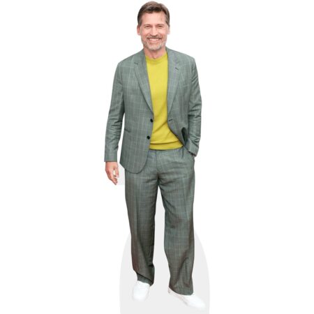 Nikolaj Coster-Waldau (Green Top) Cardboard Cutout