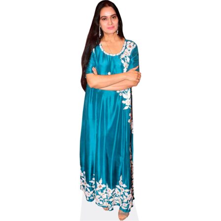 Padmini Kolhapure (Blue) Cardboard Cutout