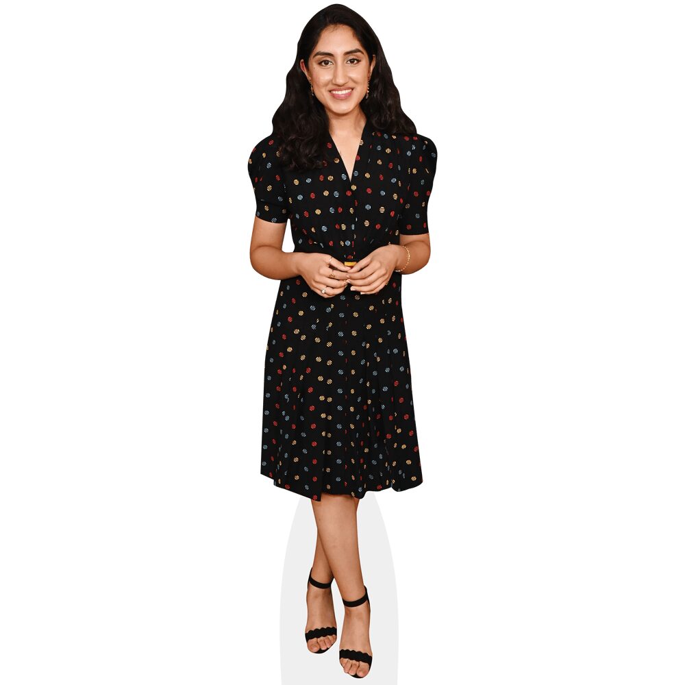 Ambika Mod (Black Dress) Cardboard Cutout