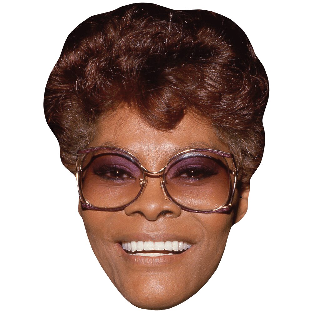 Marie Dionne Warwick 90s Mask Celebrity Cutouts