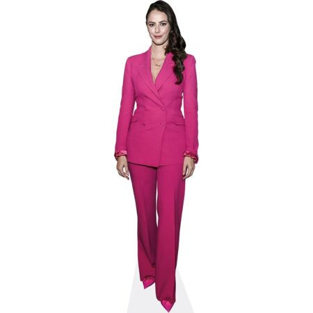 Kaya Scodelario (Pink Suit) Cardboard Cutout