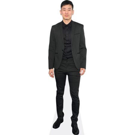 Jake Choi (Black Suit) Cardboard Cutout