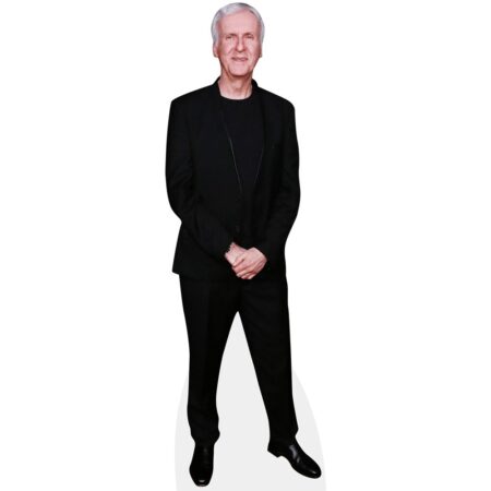 James Cameron (Black Outfit) Cardboard Cutout