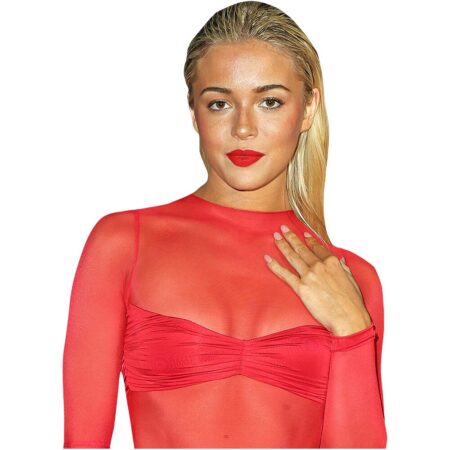 Olivia Dunne (Red Dress) Buddy – Torso Up Cutout