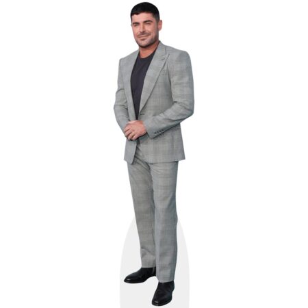 Zac Efron (Grey Suit) Cardboard Cutout