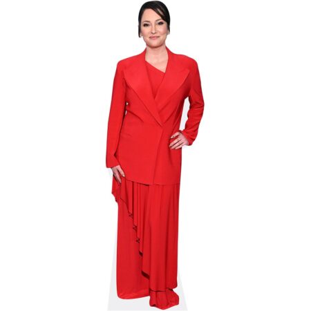 Chyler Leigh (Red Dress) Cardboard Cutout