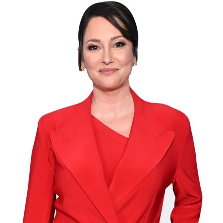 Chyler Leigh (Red Dress) Buddy – Torso Up Cutout