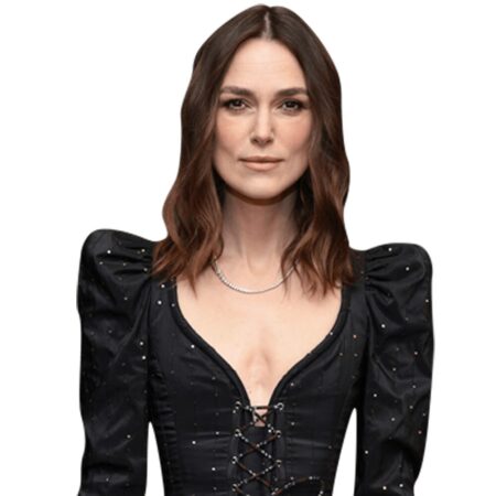 Keira Knightley (Black Dress) Buddy – Torso Up Cutout