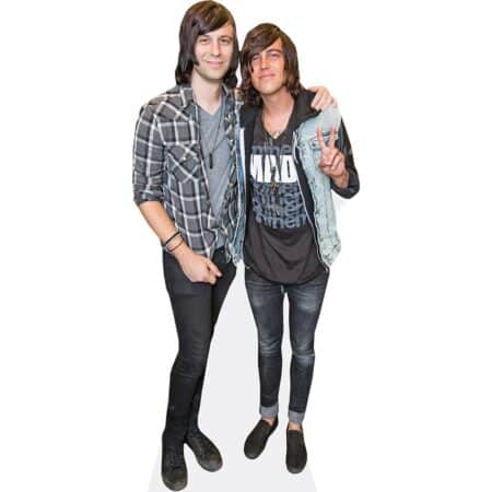 Ryan Seaman And Kellin Quinn (Duo 1) Mini Celebrity Cutout