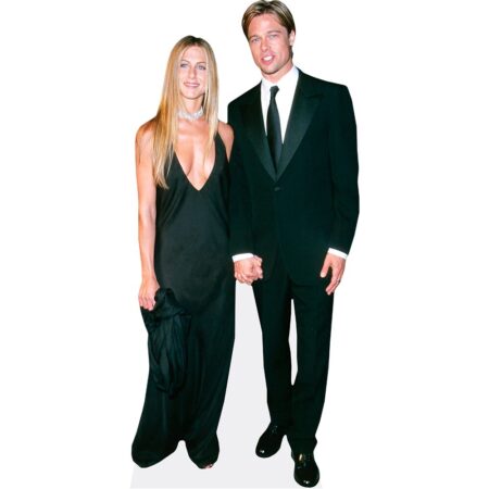 Jennifer Aniston And Brad Pitt (Duo 1) Mini Celebrity Cutout